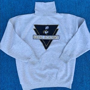 Vintage Naval Academy turtleneck  made in USA